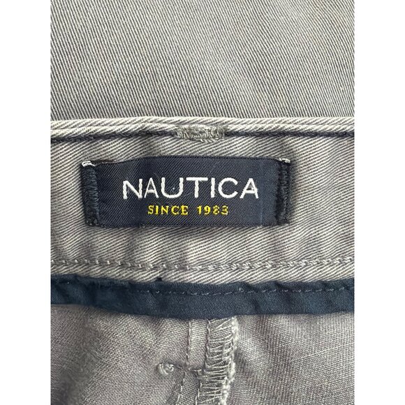 Nautica Gray Men’s Deck Shorts Size 42 - Picture 8 of 11
